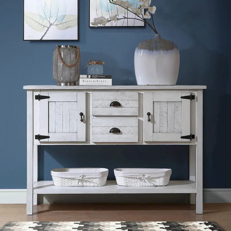Sideboard Console Table with 2 Drawers, 121.9 cm Wide – product view