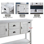 Sideboard Console Table with 2 Drawers, 121.9 cm Wide – product view